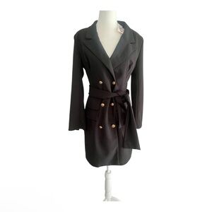 CBR NWT SZ L Black Blazer Dress